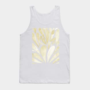 Watercolor artistic drops - yellow Tank Top